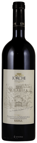 Jorche primitivo di Manduria riserva | Italië | gemaakt van de druif Primitivo