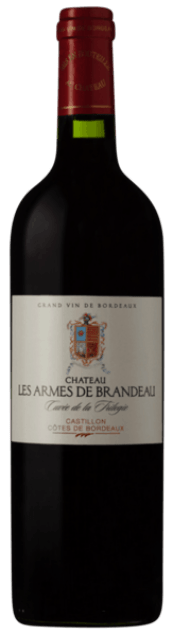 Chateau les Armes de Brandeau | Frankrijk | gemaakt van de druiven Cabernet Sauvignon en Merlot