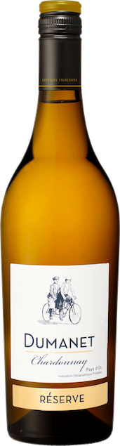 Dumanet Chardonnay Réserve | Frankrijk | gemaakt van de druif Chardonnay
