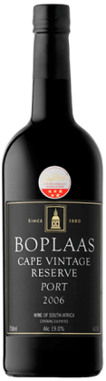 Boplaas Cape Vintage Reserve 2006 | Zuid-Afrika | gemaakt van de druiven Sousão, Tinta Barroca en Touriga Nacional