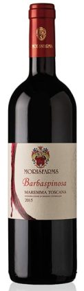 Morisfarms Barbaspinosa Maremma Toscana DOC Rosso 0,375L | Italië | gemaakt van de druiven Cabernet Sauvignon en Sangiovese
